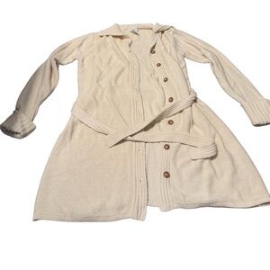 Pierre Cardin women’s cream cardigan size large